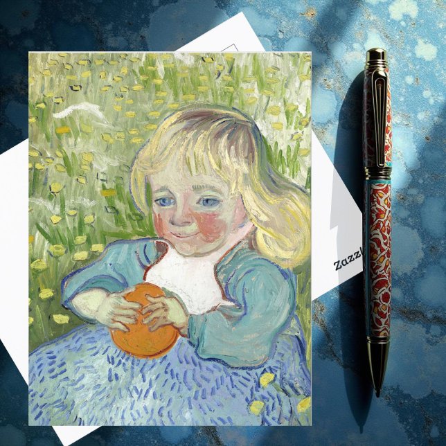 Carte Postale Enfant avec orange, Vincent Van Gogh (Créateur téléchargé)