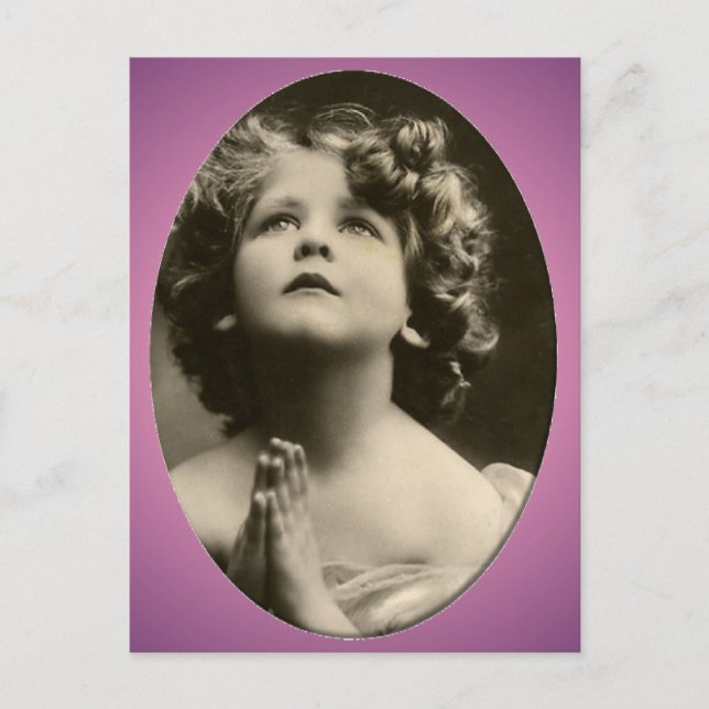 Carte Postale Enfant dans la prière (Devant)