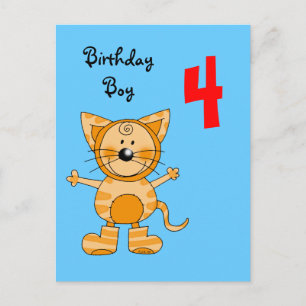 Carte Postale Enfant de 4 ans