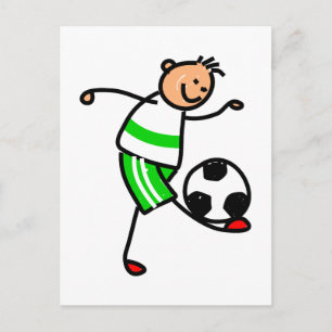 Carte Postale Enfant de football