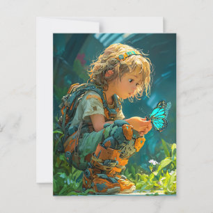 Carte Postale Enfant futur