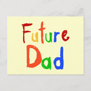 Carte Postale Enfant Texte Futur Papa T-shirts et cadeaux