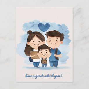 Carte Postale Enfants de l'école