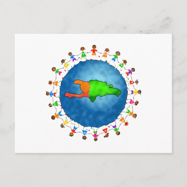 Carte Postale Enfants d'Haïti (Devant)