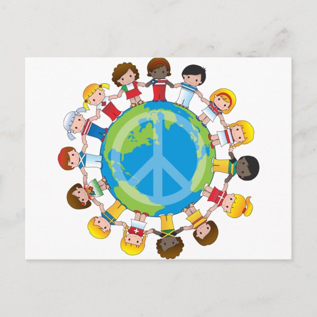Carte Postale Enfants du monde (Devant)