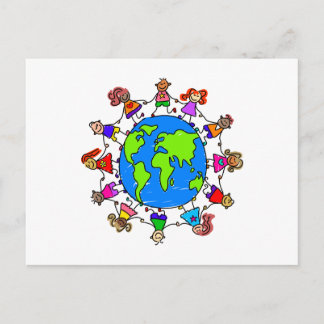 Carte Postale Enfants du monde