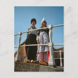 Carte Postale Enfants en costume national néerlandais