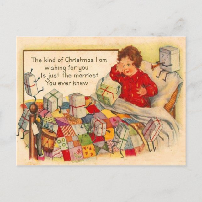 Carte Postale Enfants et présentateurs (Devant)