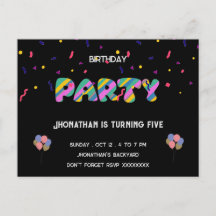 Enfants fête d'anniversaire cool