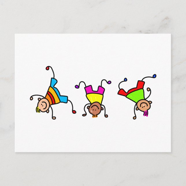 Carte Postale Enfants géniaux (Devant)