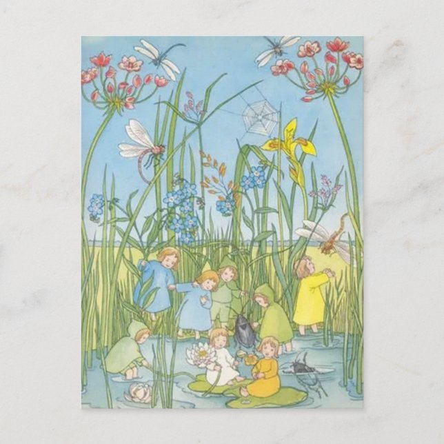 Carte Postale Enfants Racines Sibylle Von Olfers (Devant)