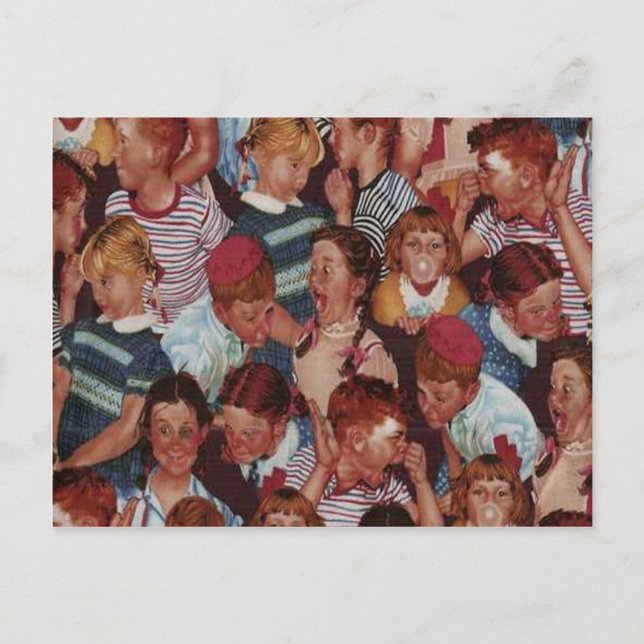 Carte Postale Enfants rétro (Devant)