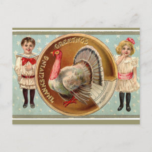 Carte Postale Enfants vintages et Turquie
