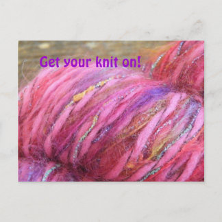 Carte Postale Enfile ton tricot !
