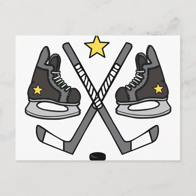 Carte Postale . Engin de hockey sur glace (Devant)