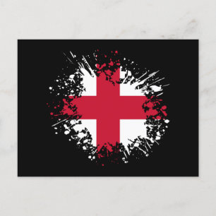 Carte Postale England Souvenir Landmark, Angleterre Drapeau Voya