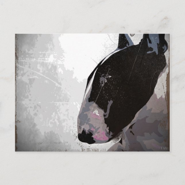 Carte postale English Bull Terrier Art (Devant)