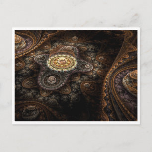 Carte postale - Engrenages et rouages Steampunk