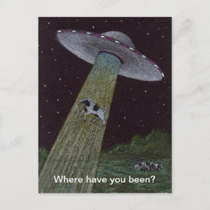 Carte Postale Enlèvement d'Aliens