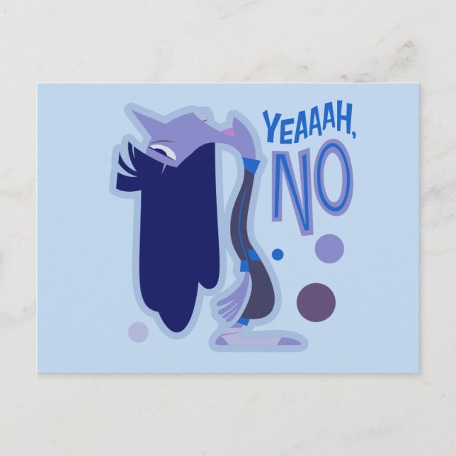 Carte Postale Ennui "Ouais, non" (Devant)