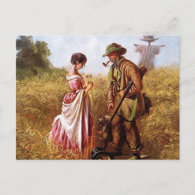 Carte Postale Enquête sur l'embarrassement vintage (Devant)