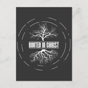 Carte Postale Enraciné dans le Christ - Nature Christian Jésus F