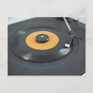 Carte Postale Enregistrement de vinyle