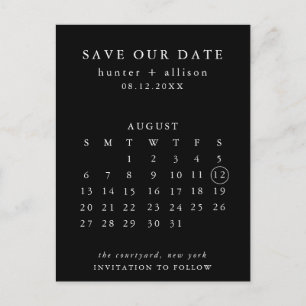 Carte postale Enregistrer la date