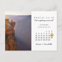 Enregistrer la date Calendrier Gold Heart sept 202