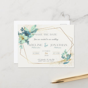 Carte Postale Enregistrer la date : Fête du Mariage