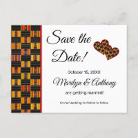 Enregistrer la date Mariage Africain Kente K30