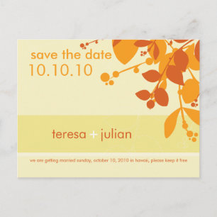 Carte Postale ENREGISTRER LA DATE :: natif 8