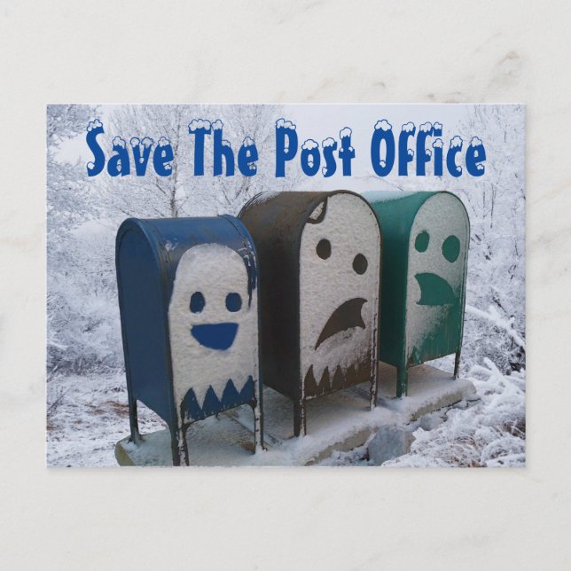 Carte Postale Enregistrer Le Poste (Devant)