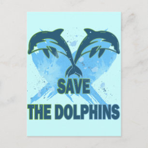 CARTE POSTALE ENREGISTRER LES DOLPHINS