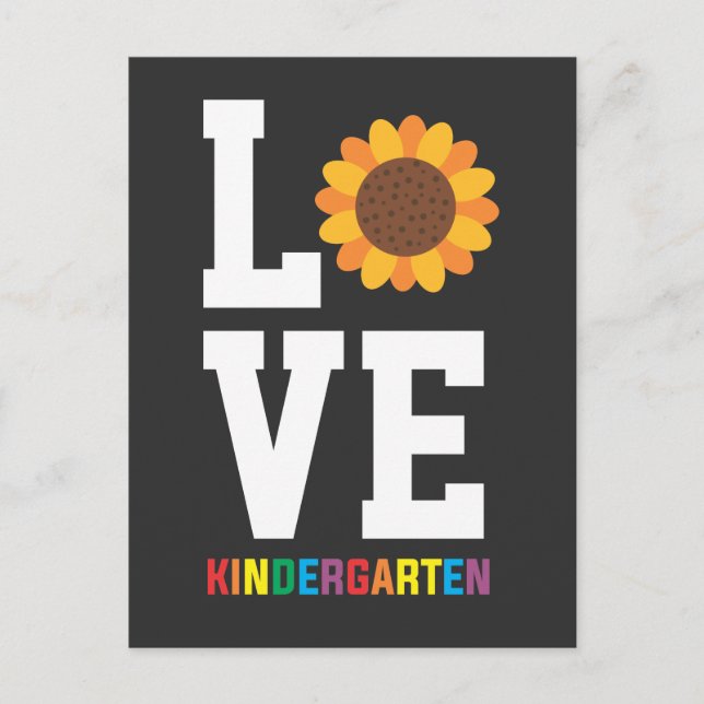 Carte Postale Enseignant pré-K de la maternelle de la maternelle (Devant)
