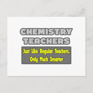 Carte Postale Enseignants en chimie...