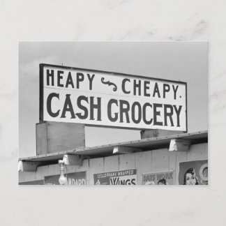 Carte Postale Enseigne de magasin, 1939