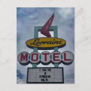 Carte Postale Enseigne du Lorraine Motel