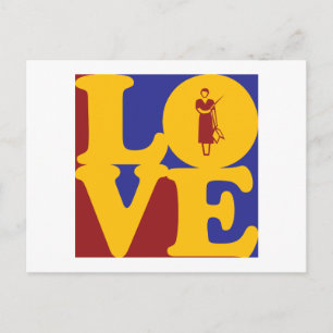 Carte Postale Enseigner l'amour