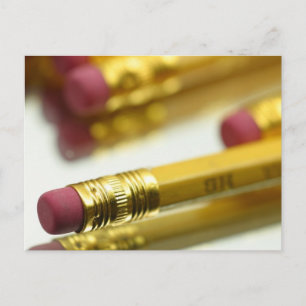 Carte Postale Ensemble De Crayons