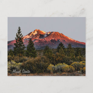 CARTE POSTALE ENSOLEILLÉ SUR LA MONTAGNE