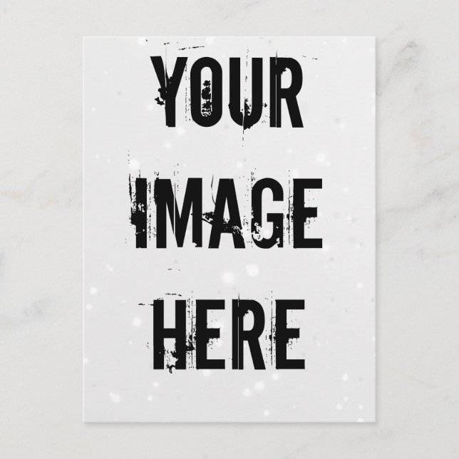 Carte postale entièrement personnalisable (Devant)