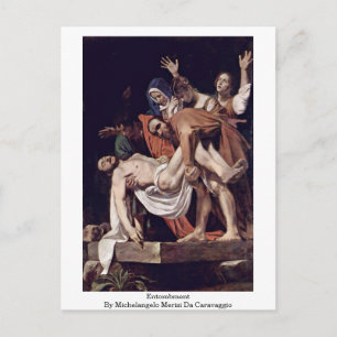 Carte Postale Entombe De Michel-Ange Merisi Da Caravaggio