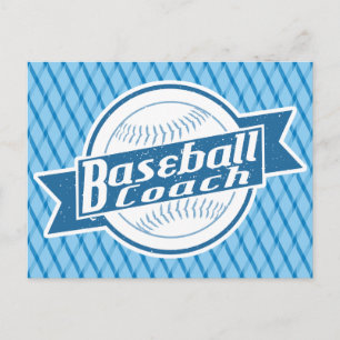 Carte Postale Entraîneur de baseball