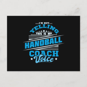 Carte Postale Entraîneur de handball