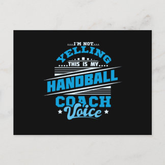 Carte Postale Entraîneur de handball