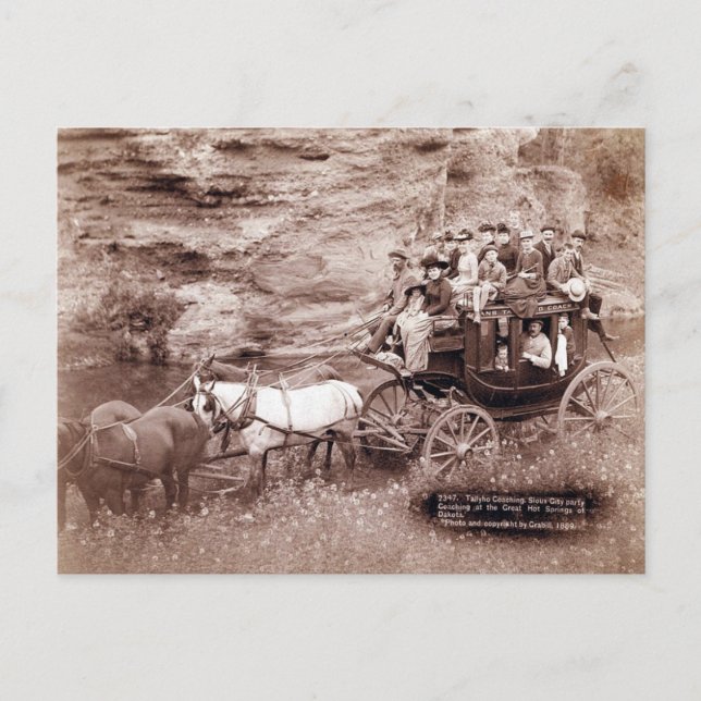 Carte Postale Entraîneur vintage (Devant)