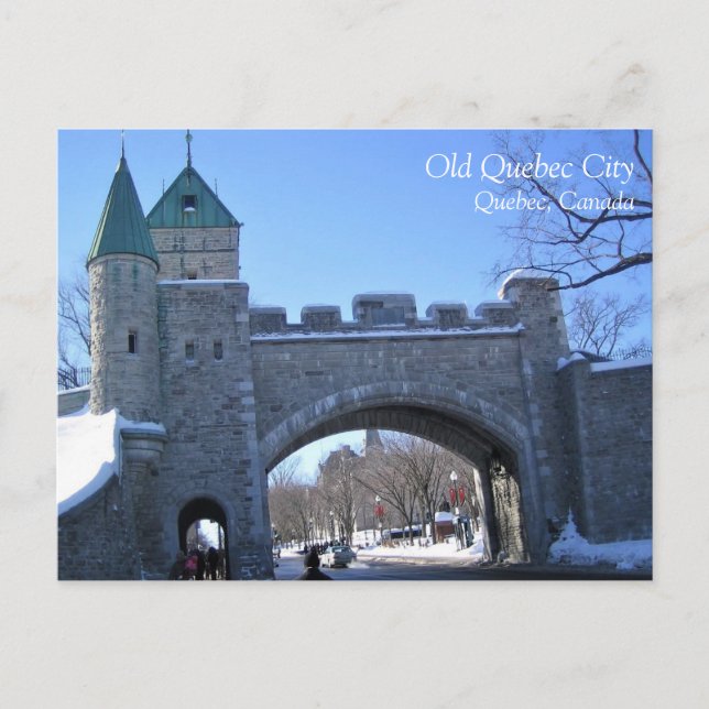 Carte Postale Entrance to Old Québec, Québec, Canada (Devant)