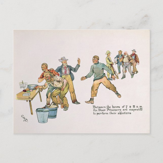 Carte Postale Entre 7 h et 8 h (Devant)