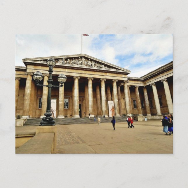 Carte Postale Entrée avant à British Museum dans l'anglais de (Devant)